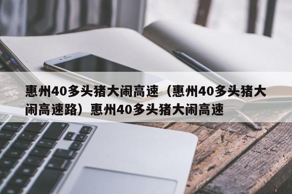 惠州40多头猪大闹高速（惠州40多头猪大闹高速路）惠州40多头猪大闹高速